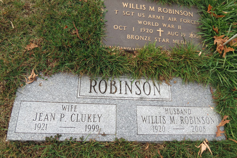 Jean P. Robinson monument