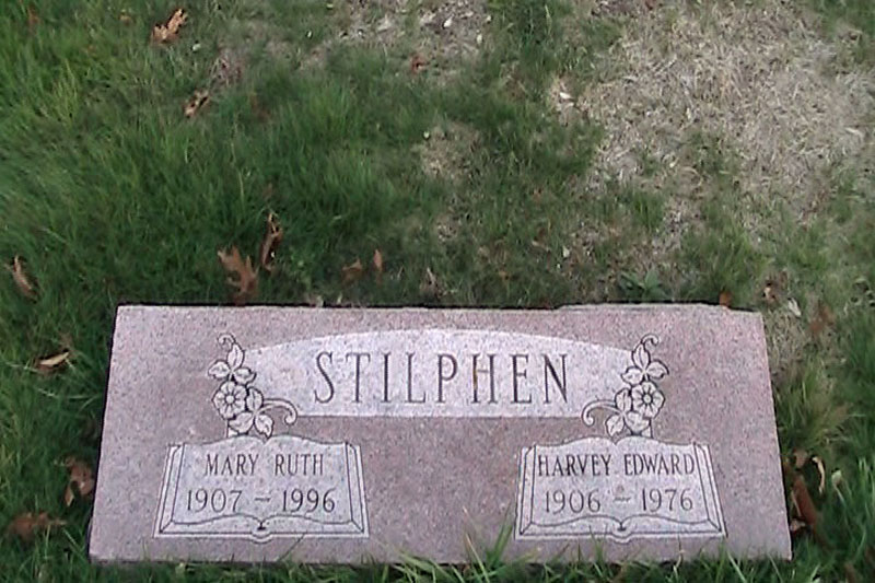 Ruth and Ned Stilphen monument