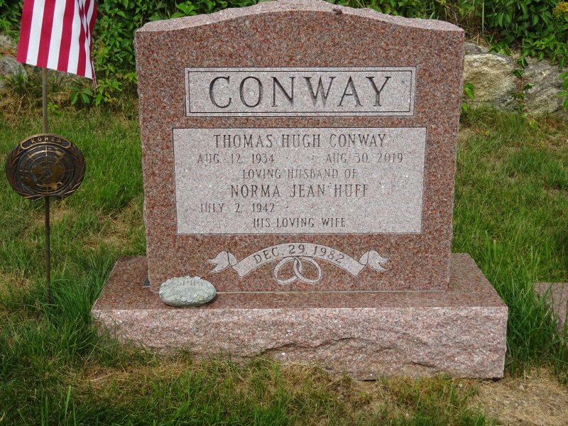 Amy L. Toomey monument back