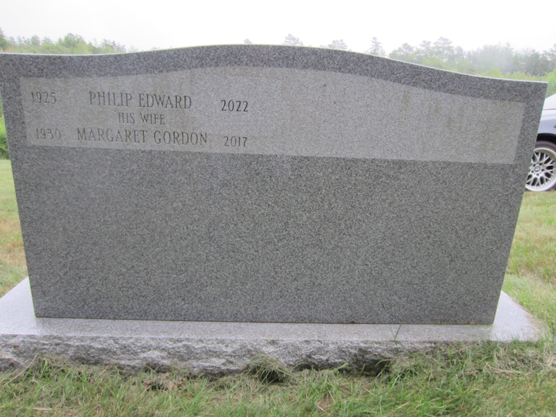 Sumner Family monument back