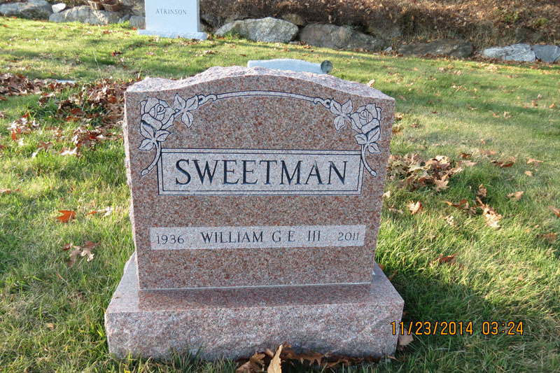 Bill and Lori Sweetman monument