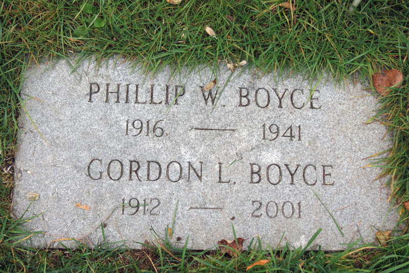Phillip and Gordon Boyce monument