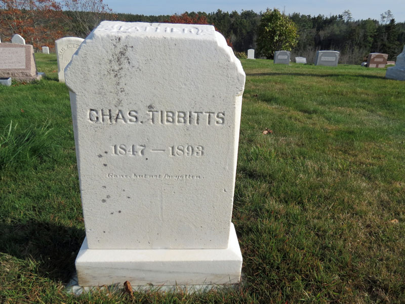 Charles Tibbetts monument