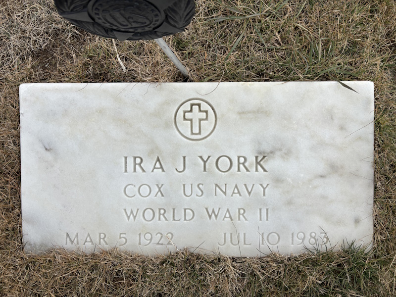 Ira J. York monument