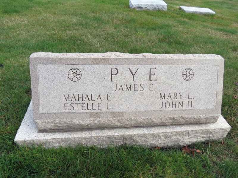 Pye Family monument