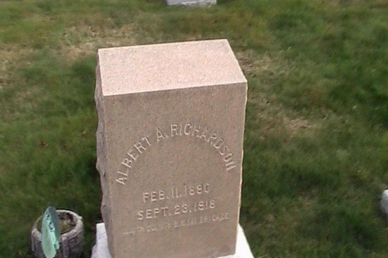 Aalbert A. Richardson monument