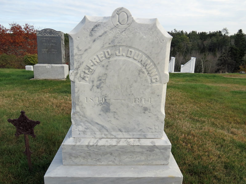 Alfred J. Dunning monument