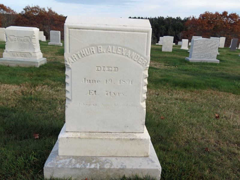 Arthur B. Alexander monument