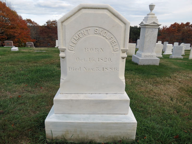 Clement B Scolfield monument