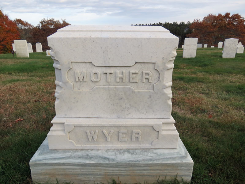 Martha J. monument front