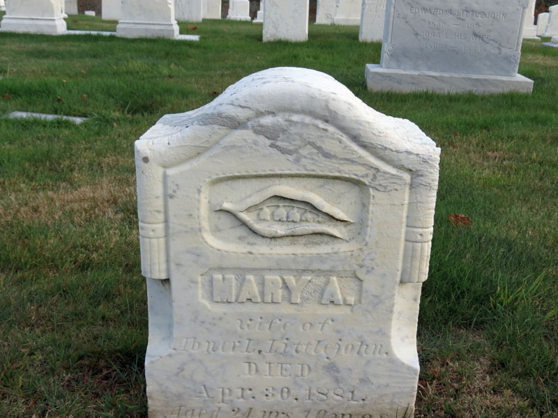 Mary A. Littlejohn monument