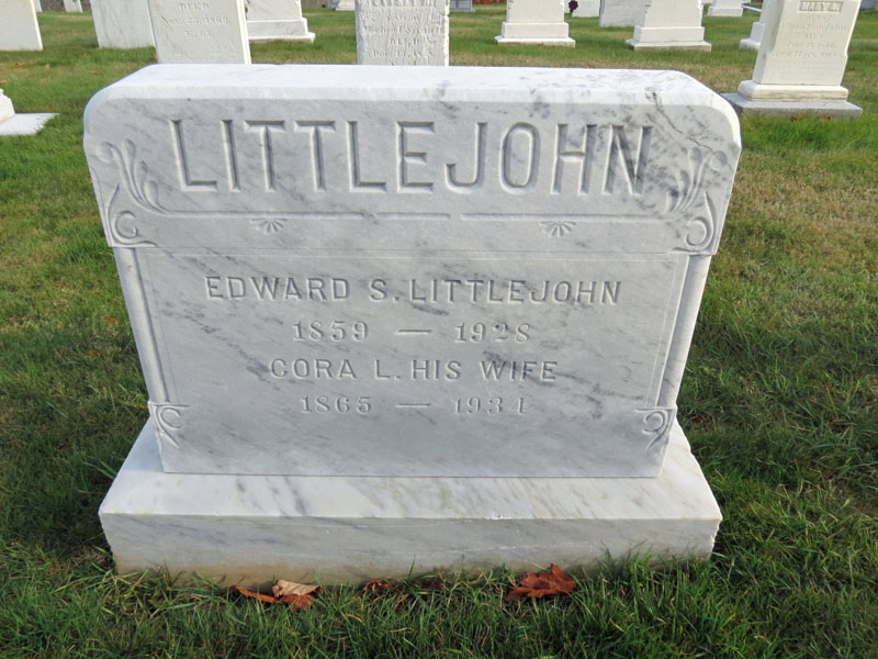Edward and Cora Littlejohn monument
