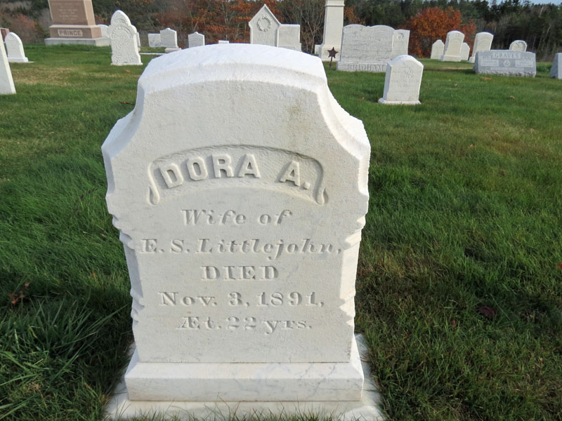 Dora A. Littlejohn monument
