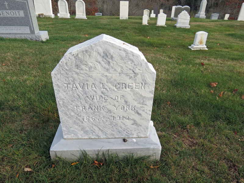 Tavia L. Green monument