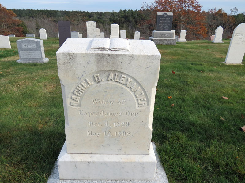 Rachel C Alexander monument