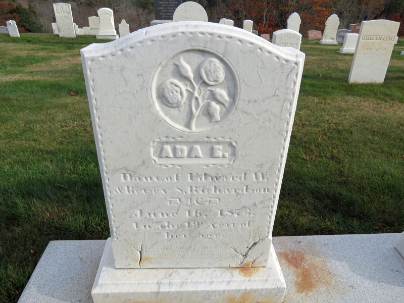 Ada E. Richardson monument
