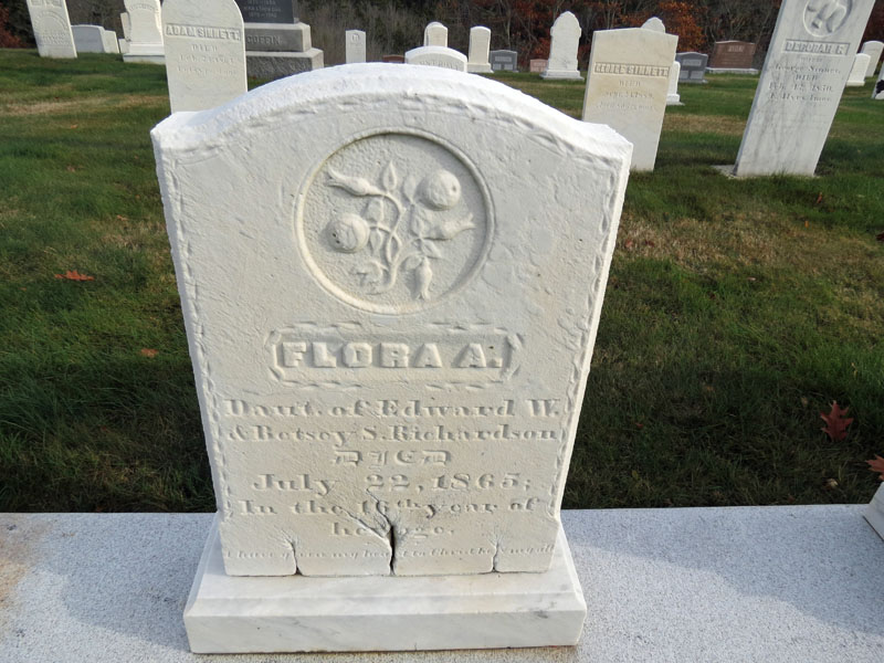 Flora A. Richardson monument