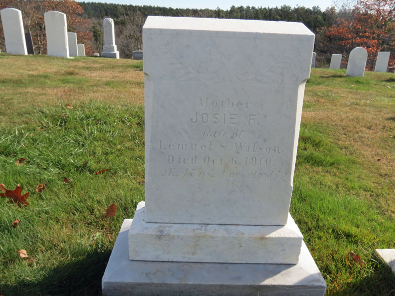 Josie Wilson monument