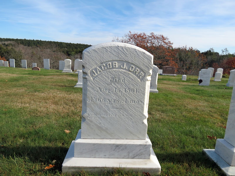 Jacob J. Orr monument