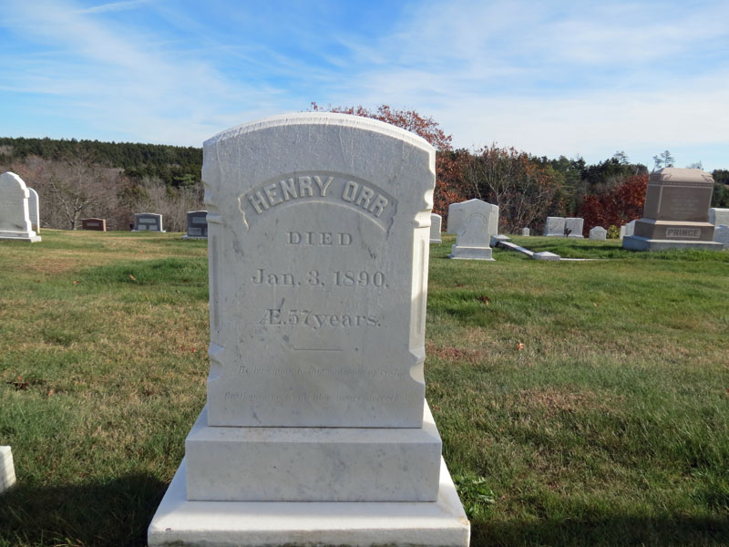Henry Orr monument