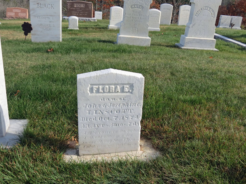 John and Josephine Linscott monument