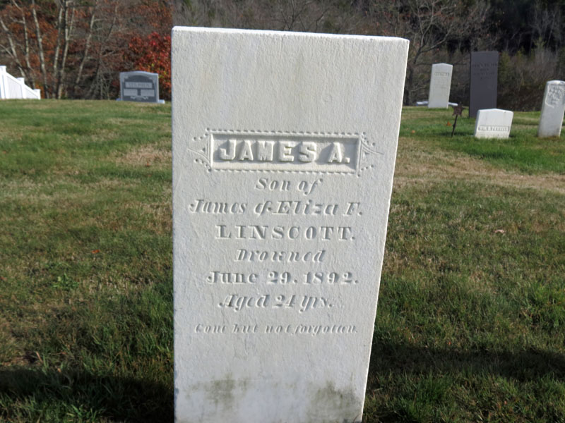 James A. Linscott monument