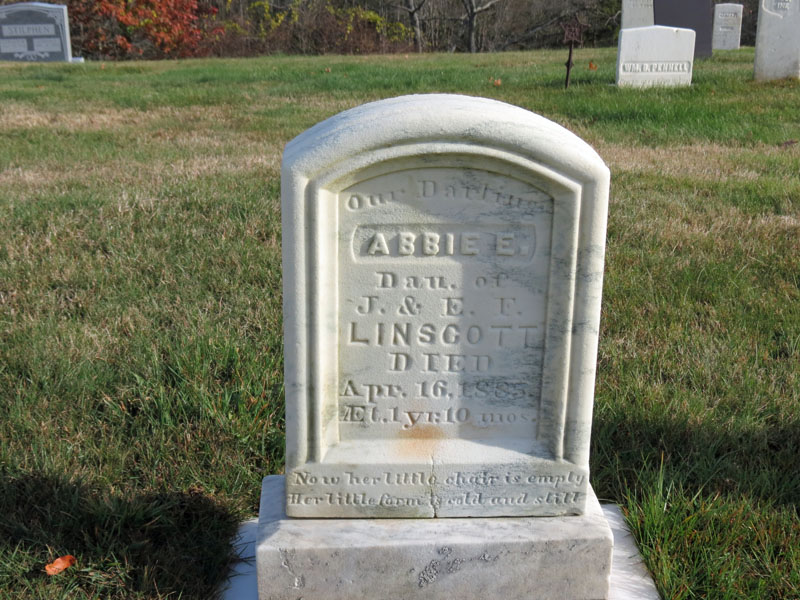 Abbie E. Linscott monument