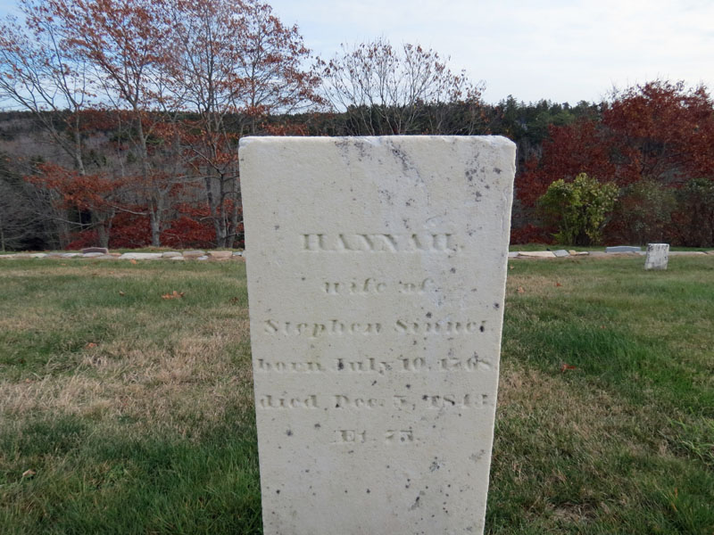 Hannah B. Sinnett monument