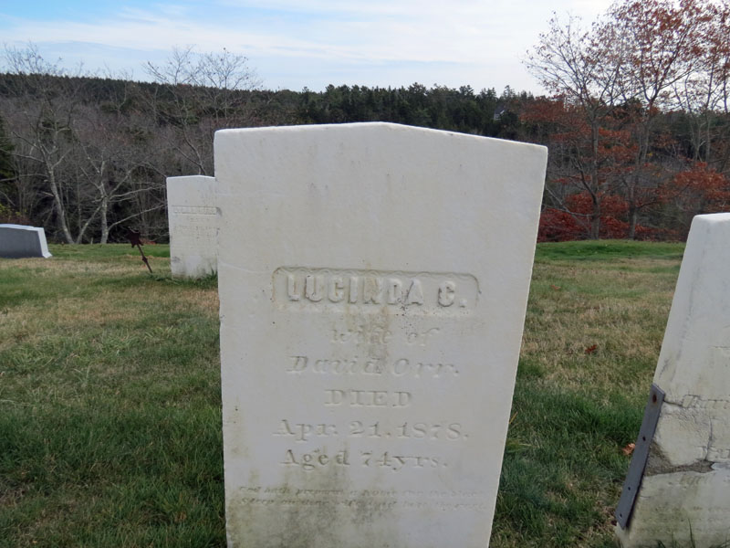 Lucinda C. Orr monument