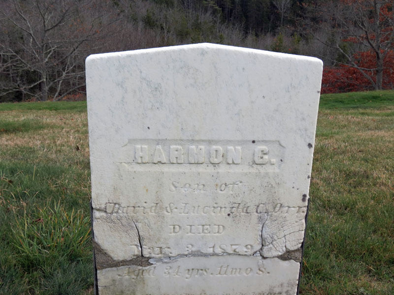 Harmon C. Orr monument