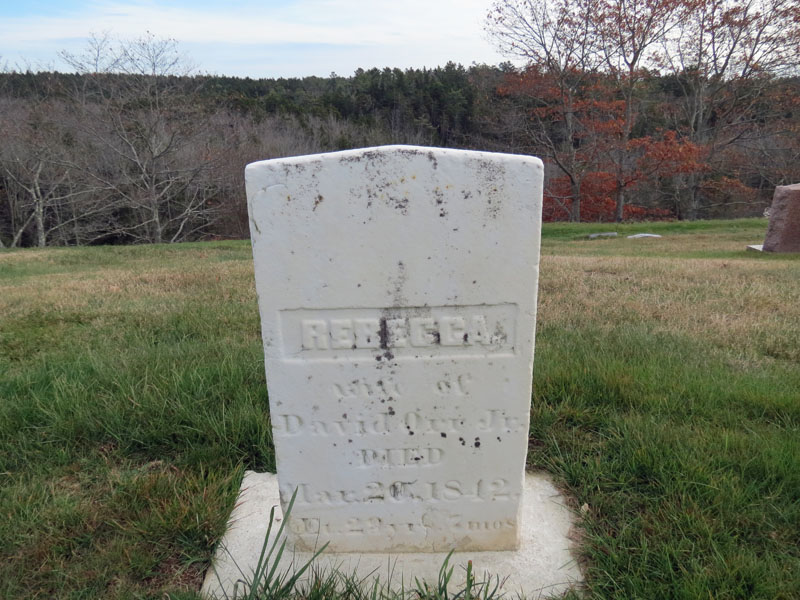 Rebecca Orr monument