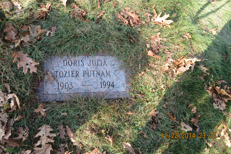 Doris Putnam monument
